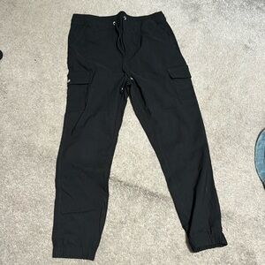 Venus black cargo joggers size Large